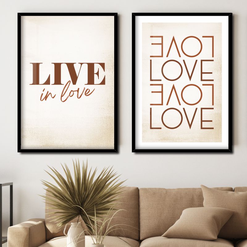 Quadro Decorativos Love Live Belo Quadro