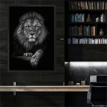 Quadro decorativo Leão