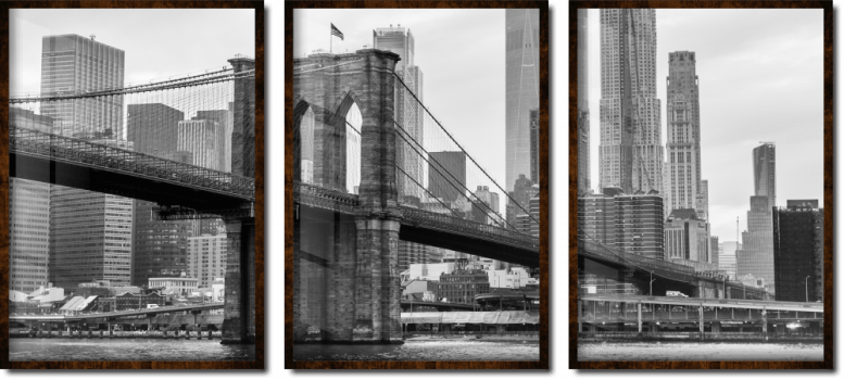 Quadro decorativo ponte do Brooklyn