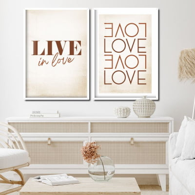 Quadro Decorativos Love Live