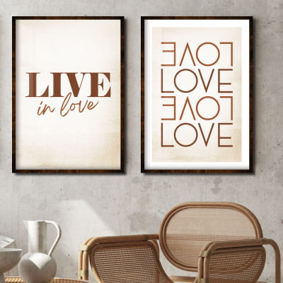 Quadro Decorativos Love Live